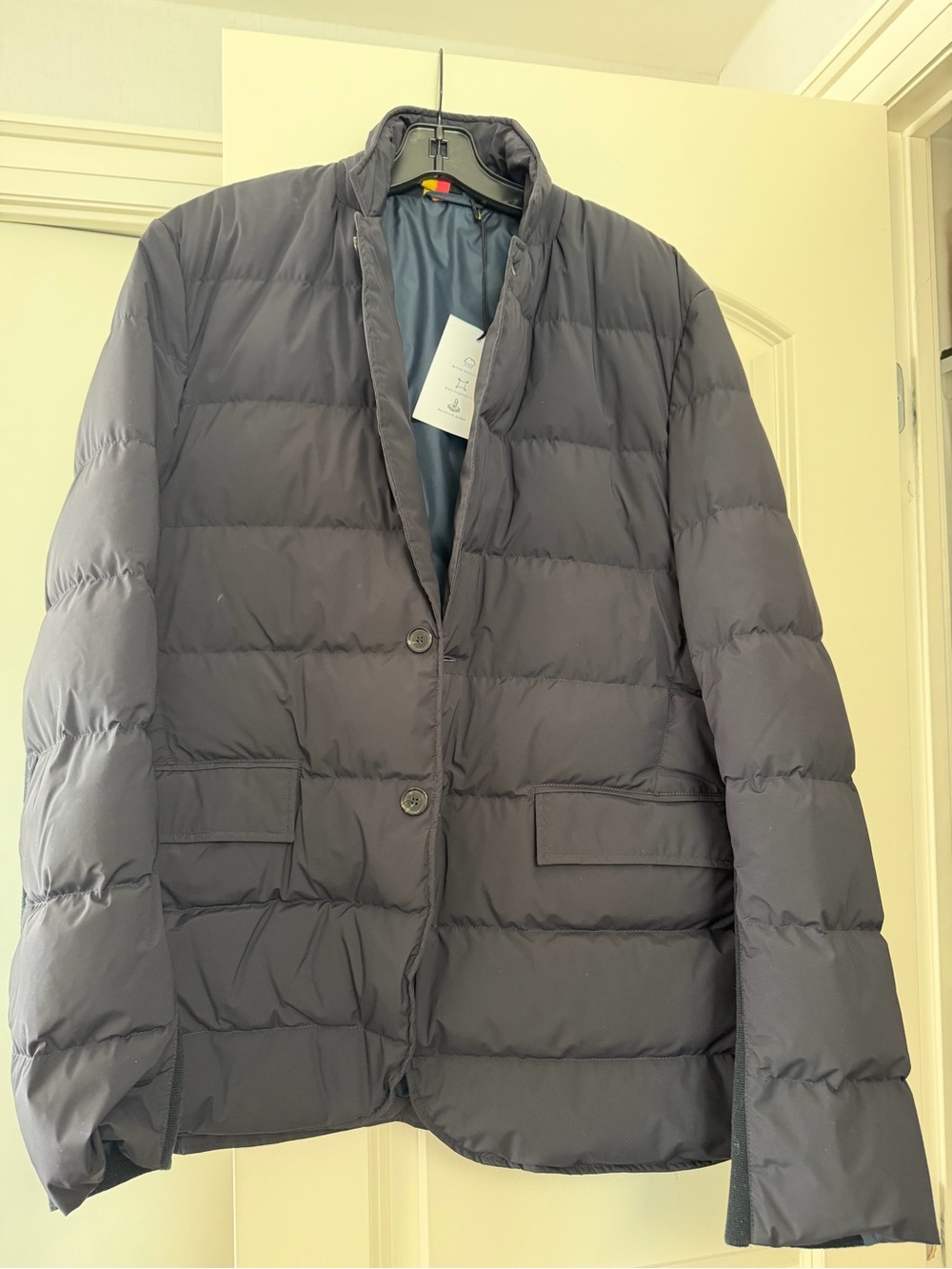 BNWT Paul smith Men's Quilted Down Jacket - BLACK XL